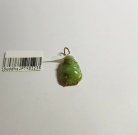 Buddha Green Jade & 916 Gold Pendant 19.83mm