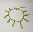 8 Treasures Jade & 916 Gold bracelet set 176mm