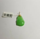 Ruyi Green Jade & 916 Gold Pendant 29.00mm