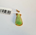 Guanyin Jade 916 Gold Pendant 28.34mm