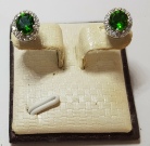 Diopside Oval Earring 0786-238