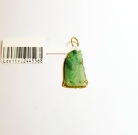 Longevity Vintage Jade & 916 Gold Pendant 24.45mm