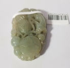 Pi Xiu Get Rich Jade Type A Pendant 55.25mm