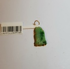 Longevity Vintage Jade & 916 Gold Pendant 26.09mm