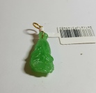 Baicai Green Jade & 916 Gold Pendant 31.49mm